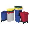 Abfall- u.Wertstoffsammler 60l H590xB285xT555mm PE blau GRAF. Afval- en recyclingcontainer 60 l H590xb285xd555mm PE blauw GRAF