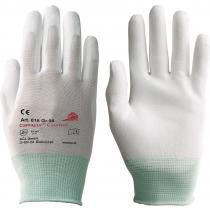 Handschuhe Camapur Comfort 616 Gr.6 weiß PA-Trikot mitPUR EN 388 Kat.II 10 PA