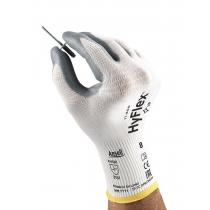 Handschuhe HyFlex 11-800 Gr.7 weiß/grau Nyl.m.Nitrilschaum EN 388 Kat.II Ansell