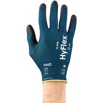 Handschuhe HyFlex® 11-616 Gr.7 grünblau/schwarz Nyl.m.Polyurethan 12 PA