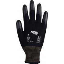 Handschuhe Gr.7 schwarz PA m.Soft-Polyurethan EN 388 Kat.II AT