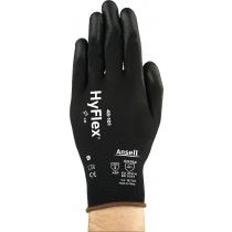 Handschuhe HyFlex 48-101 Gr.7 schwarz Nyl.mitPUR EN 388 Kat.II ANSELL