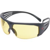 Schutzbrille SecureFit-SF600 EN 166 Bügel grau,Scheibe gelb PC 3M