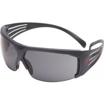 Schutzbrille SecureFit-SF600 EN 166 Bügel grau,Scheibe grau PC 3M