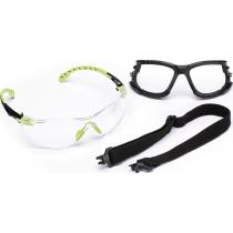 Schutzbrille Solus 1000-Set EN 166,EN 170,EN 172 Bügel grün,Scheibe klar PC 3M