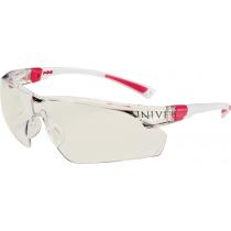 Schutzbrille 506 UP EN 166,EN 170 Bügel weiß rosa,Scheibe klar PC UNIVET