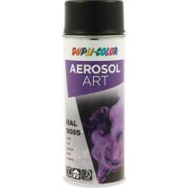 Buntlackspray AEROSOL Art tiefschwarz matt RAL 9005 400 ml Spraydose