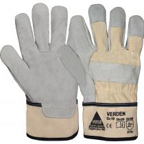 Handschuhe Verden Gr.10 grau/natur Rindspaltleder EN 388 Kat.II Hase