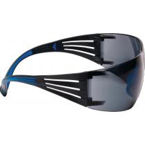 Schutzbrille SecureFit-SF400 EN 166-1FT Bügel blau-grau,Scheibe grau PC 3M