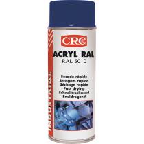 Farbschutzlackspray ACRYL enzianblau glänzend RAL 5010 400 ml Spraydose CRC