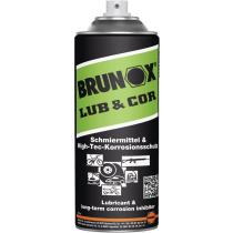 Haftschmiermittel u.Korrosionsschutz LUB&COR® 400 ml Spraydose BRUNOX