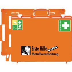 Erste Hilfe Koffer Beruf SPEZIAL Metallverarbeitung B400xH300xT150ca.mm orange.  . 