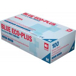 Einw.-Handsch.Blue Eco Plus Gr.M blau Nitril 100 St./Box.  . 
