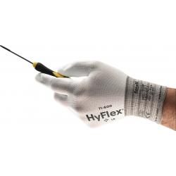Handschuhe HyFlex 11-600 Gr.9 weiß Nyl.mitPUR EN 388 Kat.II Ansell.  . 