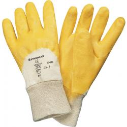 Handschuhe Lippe Gr.10 gelb Nitrilbeschichtung EN 388 Kat.II PROMAT.  . 