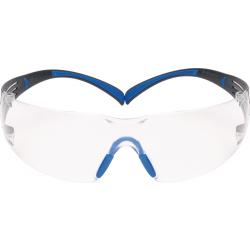 Schutzbrille SecureFit-SF400 EN 166-1FT Bügel graublau,Scheibe klar PC 3M.  . 