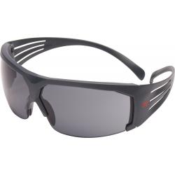 Schutzbrille SecureFit-SF600 EN 166 Bügel grau,Scheibe grau PC 3M.  . 