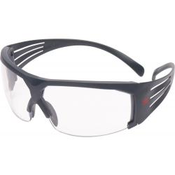 Schutzbrille SecureFit-SF600 EN 166 Bügel grau,Scheibe klar PC 3M.  . 