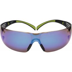 Schutzbrille SecureFit-SF400 EN 166,EN 172 Bügel schwarz grün,Scheiben blau PC.  . 