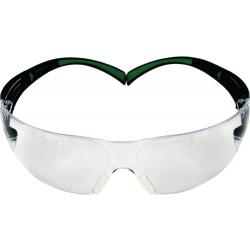 Schutzbrille SecureFit-SF400 EN 166,EN 172 Bügel schwarz grün,Scheibe I/O PC 3M.  . 