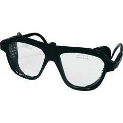 Schutzbrille EN 166 Bügel schwarz,Scheibe klar Nylon,Glas.  . 