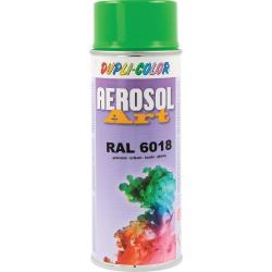 Buntlackspray AEROSOL Art gelbgrün glänzend RAL 6018 400 ml Spraydose.  . 