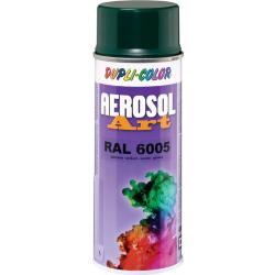 Buntlackspray AEROSOL Art moosgrün glänzend RAL 6005 400 ml Spraydose.  . 