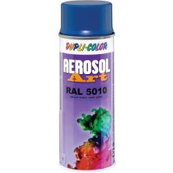 Buntlackspray AEROSOL Art enzianblau glänzend RAL 5010 400 ml Spraydose. Buntlackspray AEROSOL Art enzianblau glänzend RAL 5010 400 ml Spraydose . 