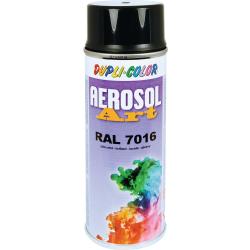Buntlackspray AEROSOL Art grau glänzend RAL 7016 400 ml Spraydose. Buntlackspray AEROSOL Art grau glänzend RAL 7016 400 ml Spraydose . 