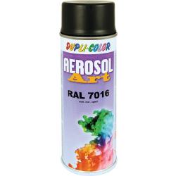 Buntlackspray AEROSOL Art grau matt RAL 7016 400 ml Spraydose. Buntlackspray AEROSOL Art grau matt RAL 7016 400 ml Spraydose . 