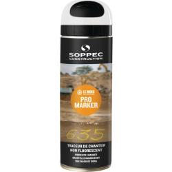 Baustellenmarkierspray Pro Marker weiß 500 ml Spraydose SOPPEC. Baustellenmarkierspray Pro Marker weiß 500 ml Spraydose SOPPEC . 