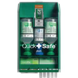 QuickSafe Box Basic befüllt PLUM.  . 