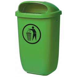 Abfallbehälter H650xB395xT250mm 50l grün SULO. Abfallbehälter H650xB395xT250mm 50l grün SULO . 