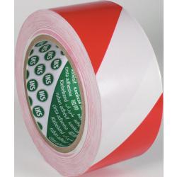 Bodenmarkierungsband F33 PVC rot/weiß L.33m B.50mm Rl.IKS.  . 