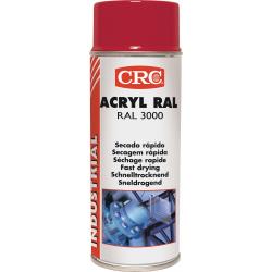 Farbschutzlackspray ACRYL Feuerrot glänzend RAL 3000 400 ml Spraydose CRC.  . 