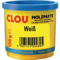 Holzpaste Farbe 16 weiß 150g Dose CLOU. Holzpaste Farbe 16 weiß 150g Dose CLOU . 