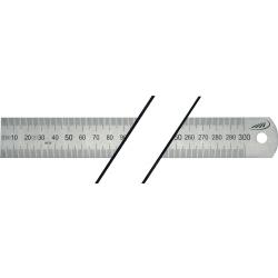 Stahlmaßstab L.300mm STA biegsam Teilung A =mm/mm H.PREISSER.  . 