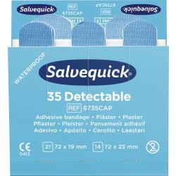Pflasterstrips Salvequick detectable 6 Nachfüllpack je 35 St.SALVEQUICK. Pflasterstrips Salvequick detectable 6 Nachfüllpack je 35 St.SALVEQUICK . 