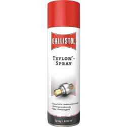 Teflon-Spray farblos/weisslich n.dem Trocknen 400 ml Spraydose BALLISTOL. Teflon-Spray farblos/weisslich n.dem Trocknen 400 ml Spraydose BALLISTOL . 