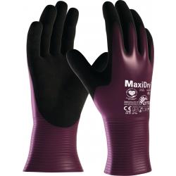 Handschuhe MaxiDry® 56-426 Gr.10 lila/schwarz Nyl.m.Nitril/Nitril EN 388 Kat.III.  . 