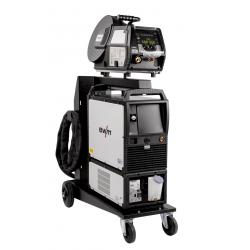 Set 1 x Sirion 405 puls.  Multiprocess MIG/MAG pulse welding machine in a set, consisting of a welding machine, wire feeder, cooling unit, trolley and 5 m intermediate hose package  . 